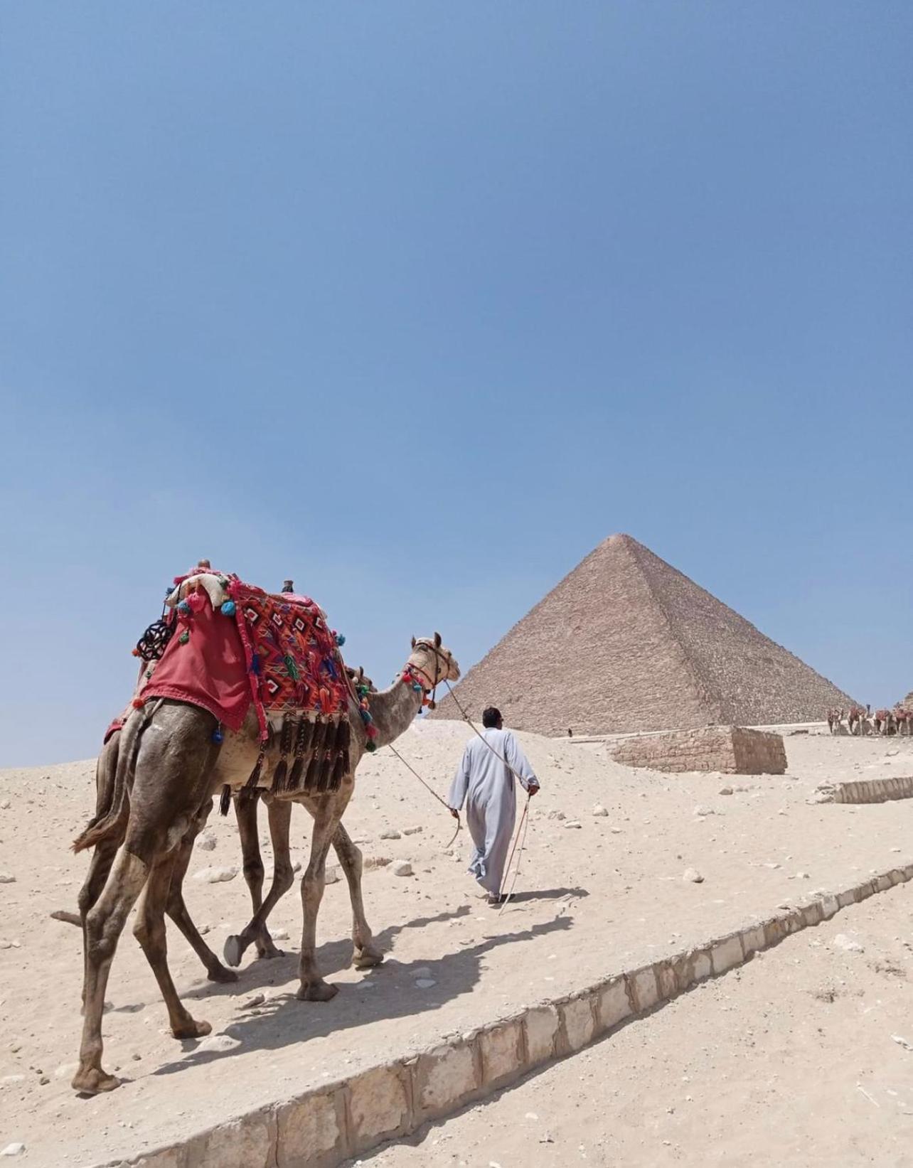 Momen Pyramids Inn Kafret el-Gabal Extérieur photo